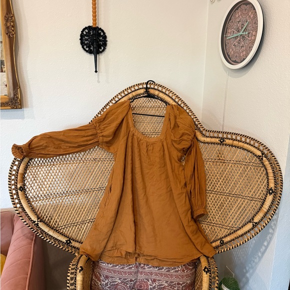 Free People Orange Tunic - Picture 5 of 6